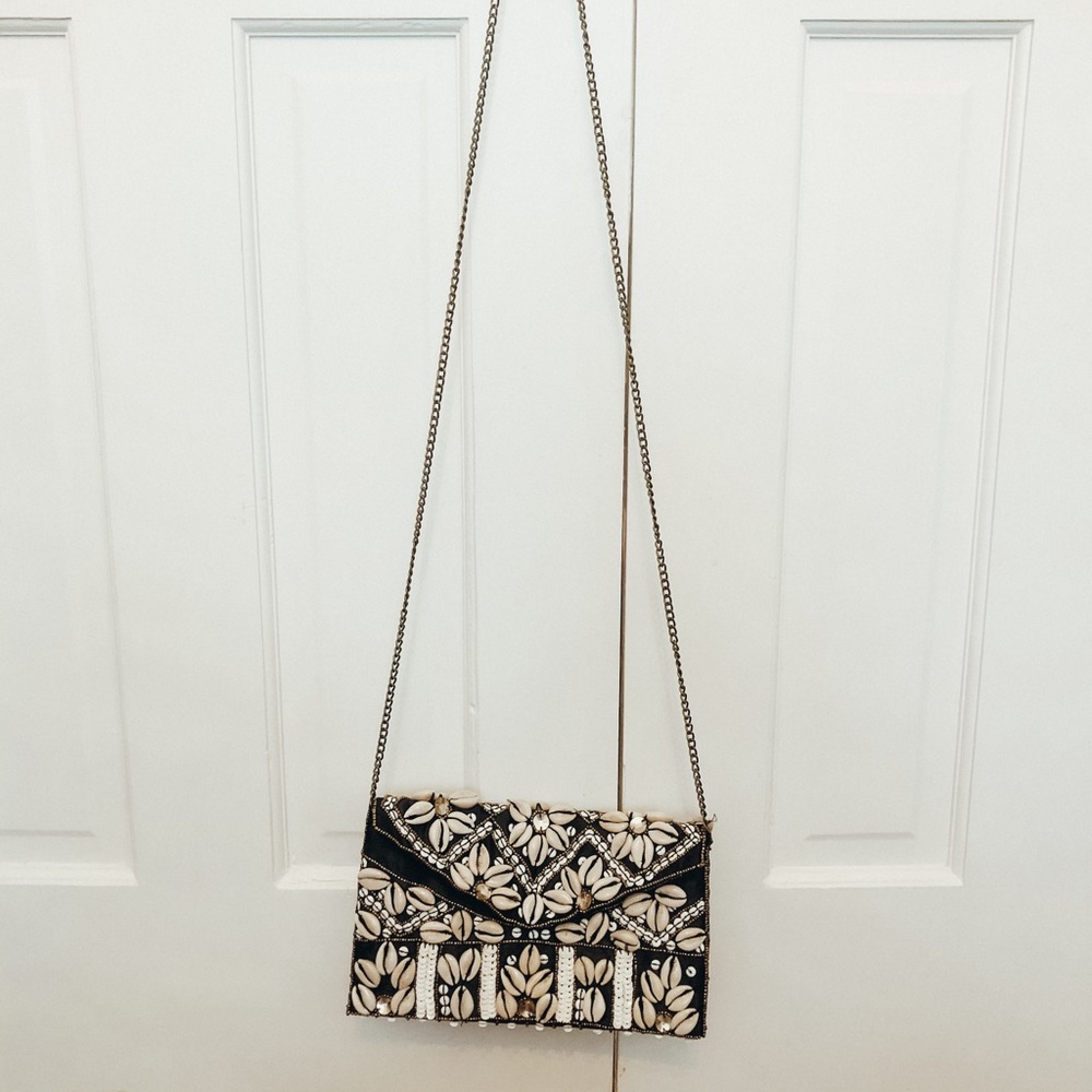 Embroidered and Jeweled Purse